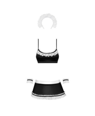 Maid set Costume de soubrette - Noir